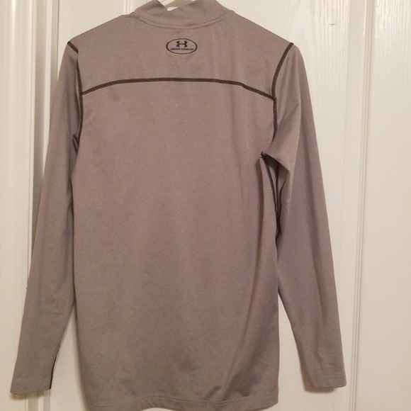 Gray Under Armour fleece lined mens shirt - Picture 4 of 4